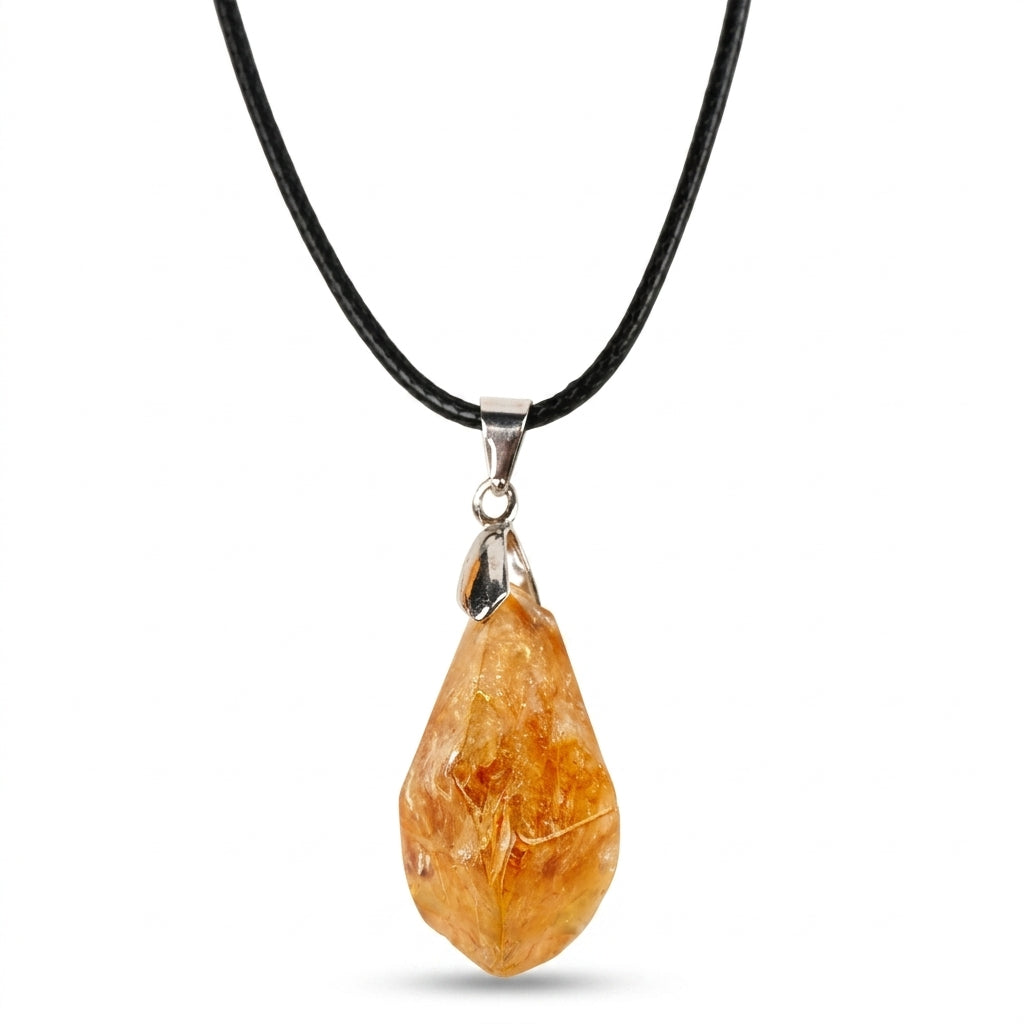 Citrine Cluster Pendant Necklace Main Hero product image featuring Citrine.