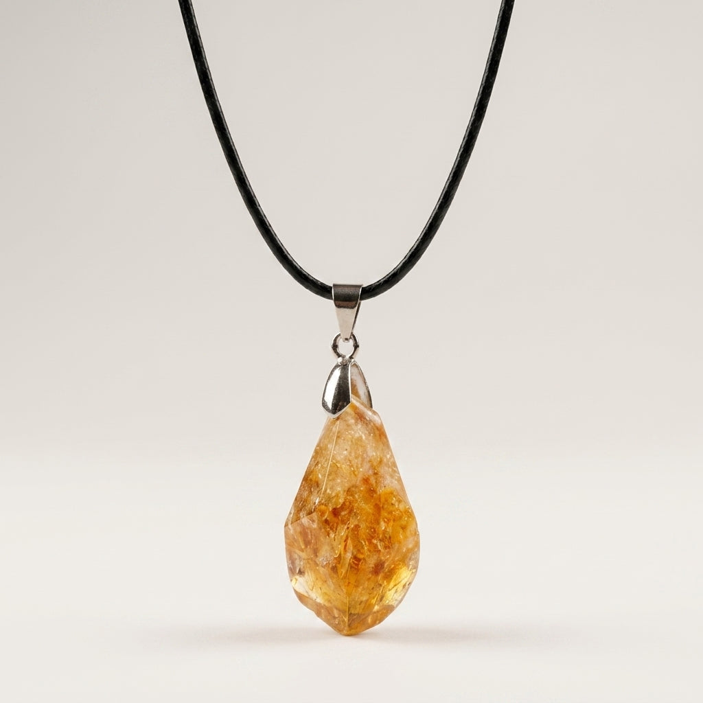 Citrine Cluster Pendant Necklace Soft Studio product image featuring Citrine.