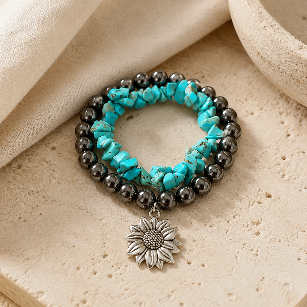 Turquoise Alloy Bracelet Hero Support B product image featuring Alloy.
