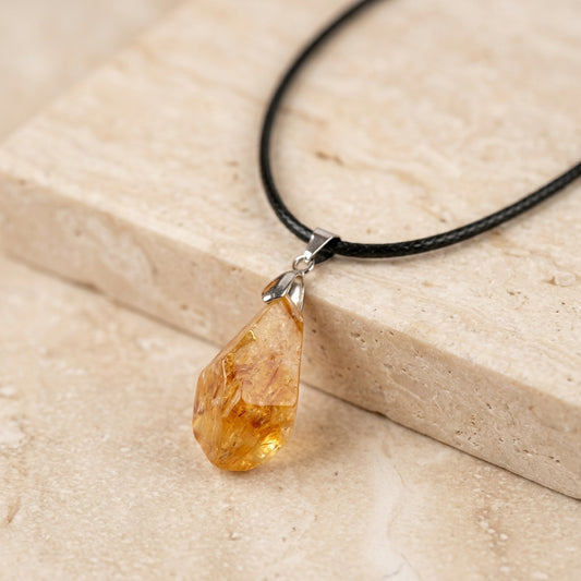Citrine Cluster Pendant Necklace Premium Mood product image featuring Citrine.