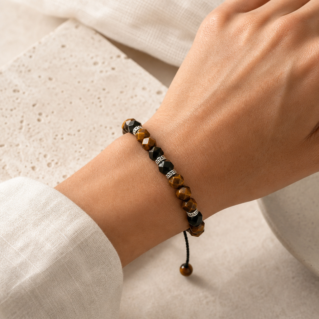 Natural Stone Bracelet Story Lifestyle product image featuring Natural Stone.