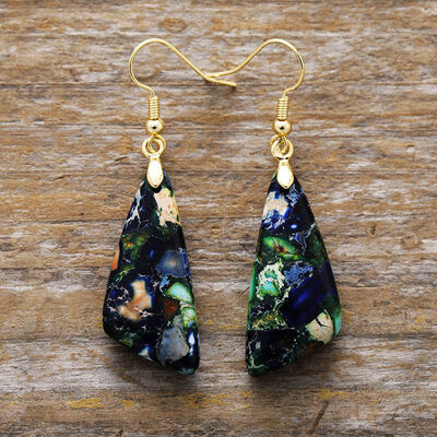 Navy emperor stone geometric earrings 03 navy primary